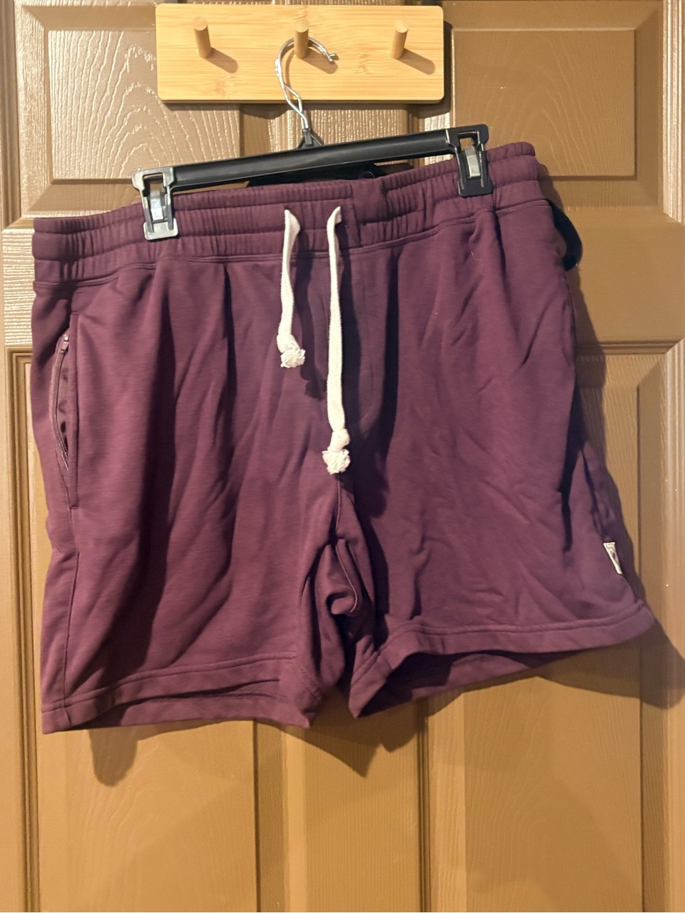 Men's Athletic Drawstring Shorts - Plum